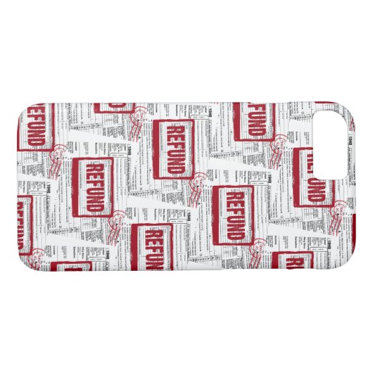 teruggaafstempel inkomstenbelasting Case-Mate iPhone case (Achterkant (Horizontaal))