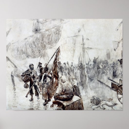 Teruggave van de beurzen poster (Voorkant)