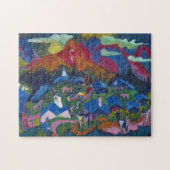 Teruggave van de dieren | Ernst Ludwig Kirchner Legpuzzel (Horizontaal)