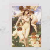 Teruggave van de lente (Le Printemps) door Bouguer (Voorkant / Achterkant)