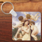 Teruggave van de lente (Le Printemps) door Bouguer Sleutelhanger (Voorkant)
