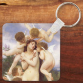 Teruggave van de lente (Le Printemps) door Bouguer Sleutelhanger (Achterkant)