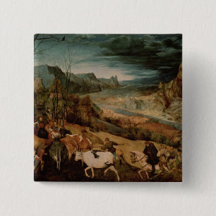 Teruggave van het beslag 1565 vierkante button 5,1 cm
