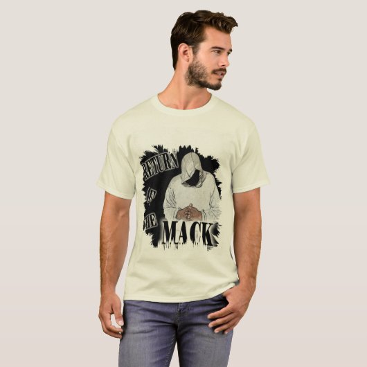 Teruggave van het T-shirt van de Mannen van de mac (Voorkant volledig)