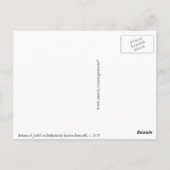 Teruggave van Judith aan Bethulia door Botticelli Briefkaart (Achterkant)