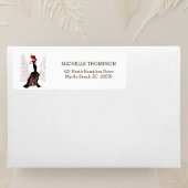 Teruggaveadres chique Mode-ontwerp Etiket