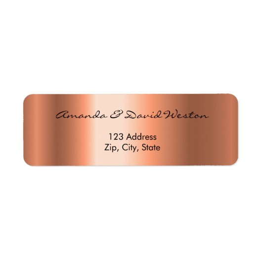 Teruggaveadres koper etiket (Voorkant)