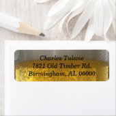 Teruggaveadreslabel bier etiket (Insitu)