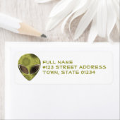 Teruggaveadreslabel van vervreemding etiket (Insitu)