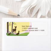 Teruggaveadreslabel van Woodland Etiket (Insitu)