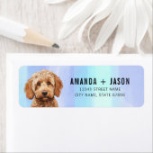 Teruggaveadreslabels van spoodle etiket (Insitu)