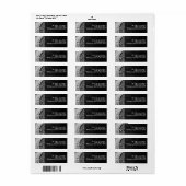 Teruggaveadreslabels voor Forest Path Etiket (Full Sheet)