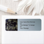 Teruggaveadreslabels voor geïntegreerde printplate etiket (Insitu)