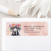 Teruggaveadreslabels voor grote Denen Etiket (Insitu)