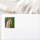 Teruggaveadreslabels voor paarden etiket (Insitu)