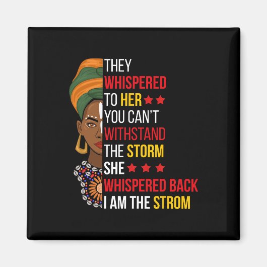 teruggefluisterd ben ik het Storm bhm trots afrika Magneet (Voorkant)