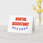 TERUGGEKEERDE DENTALE ASSISTANT KAART (Gele Bloem)