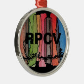 teruggekeerde vredestroepen metalen ornament (Rechts)