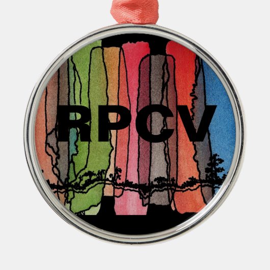 teruggekeerde vredestroepen metalen ornament (Voorkant)