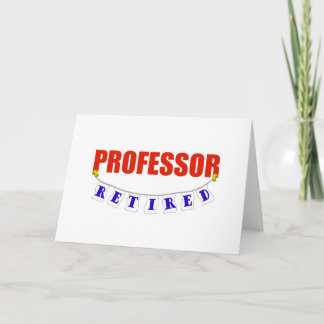 TERUGGETROKKEN PROFESSOR KAART