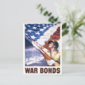 TERUGGEVORDERD "om oorlogsobligaties te hebben en Briefkaart (Staand voorkant)