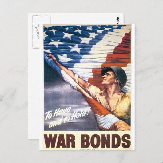 TERUGGEVORDERD "om oorlogsobligaties te hebben en  Briefkaart (Voorkant / Achterkant)