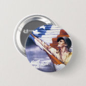 TERUGGEVORDERD "om oorlogsobligaties te hebben en  Ronde Button 5,7 Cm (Voorkant /achterkant)