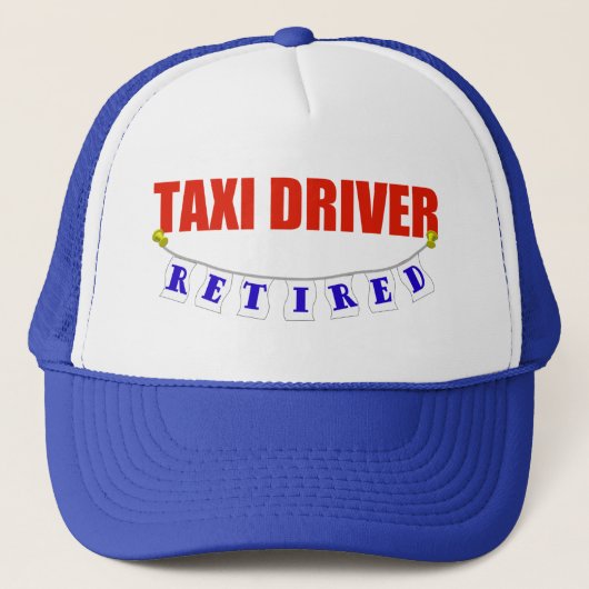 TERUGGEVORDERDE TAXI-DRIVER TRUCKER PET (Voorkant)