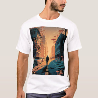 Teruggewonnen door Natuur – Post Apocalyptic Fungu T-shirt