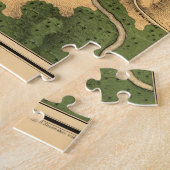  teruggezette gevechtskaart van Gettysburg, 1863 Legpuzzel (Zijkant)