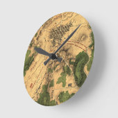 teruggezette gevechtskaart van Gettysburg, 1863 Ronde Klok (Hoek)