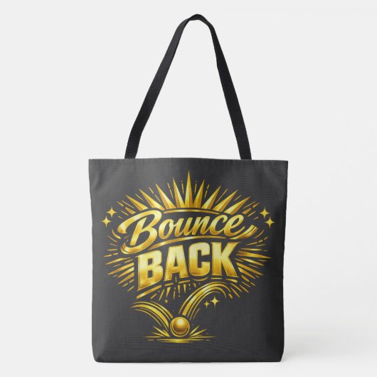 Terugkaatsen Tote Bag (Voorkant)