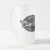 Terugkaatsende Democraten Matglas Bierpul (Voorkant links)