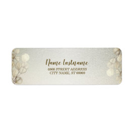 Terugkeer Adres Partij Waterverf Golden Eucalyptus Etiket