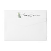 Terugkeer Adres Wraparound Labels voor Candice (Achterkant)