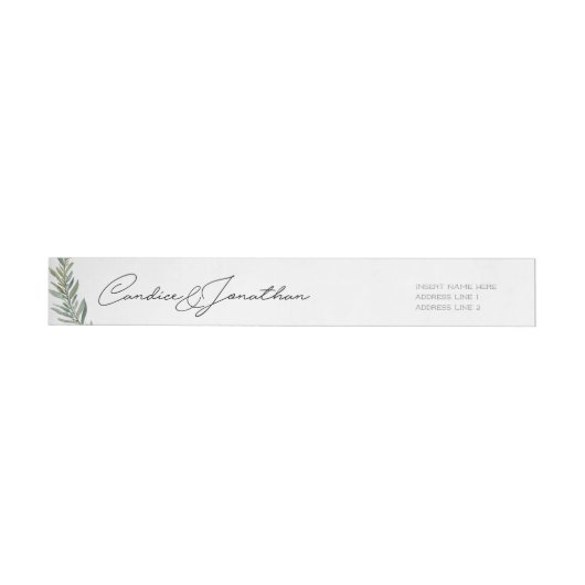 Terugkeer Adres Wraparound Labels voor Candice (Individueel)