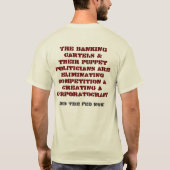 Terugkeer naar echt marktkapitalisme t-shirt (Achterkant)