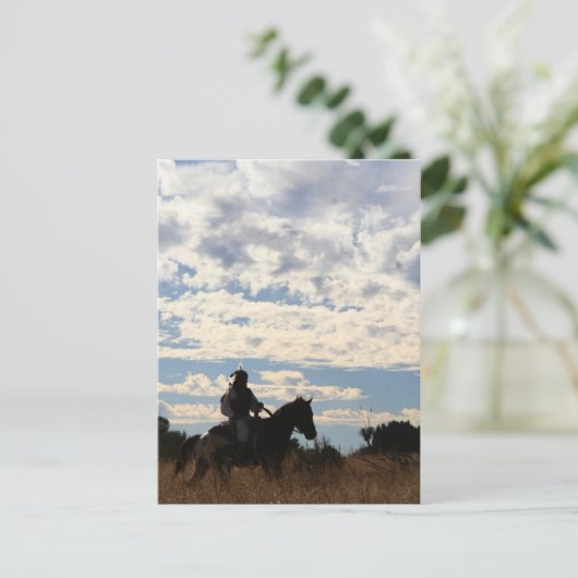 "Terugkeer naar het kamp" Briefkaart (Staand voorkant)