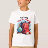 terugkeer naar school t-shirt (Voorkant)