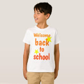 terugkeer naar school t-shirt (Voorkant volledig)