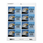 TERUGKEER NAAR VERZENDADRESETIKET ETIKET (Full Sheet)