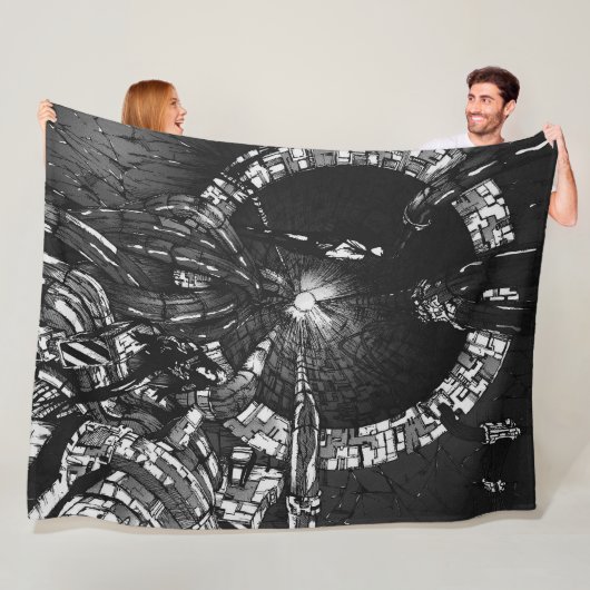 Terugkeer uit een dode file fleece deken (In situ)