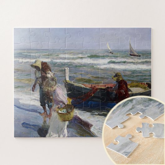 Terugkeer uit Gevist, Joaquin Sorolla y Bastida Legpuzzel