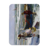 Terugkeer uit Gevist, Joaquin Sorolla y Bastida Magneet (Verticaal)