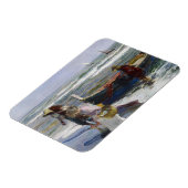 Terugkeer uit Gevist, Joaquin Sorolla y Bastida Magneet (Linkerzijde)