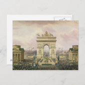 Terugkeer van de Ashes van de keizer naar Parijs Briefkaart (Voorkant / Achterkant)