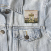 Terugkeer van de Ashes van de keizer naar Parijs Vierkante Button 5,1 Cm (In situ)