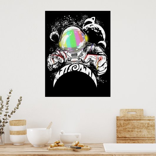 terugkeer van de astronaut god poster (Keuken)
