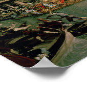 Terugkeer van de Bucintoro op dag van de Hemelvaar Poster (Hoek)