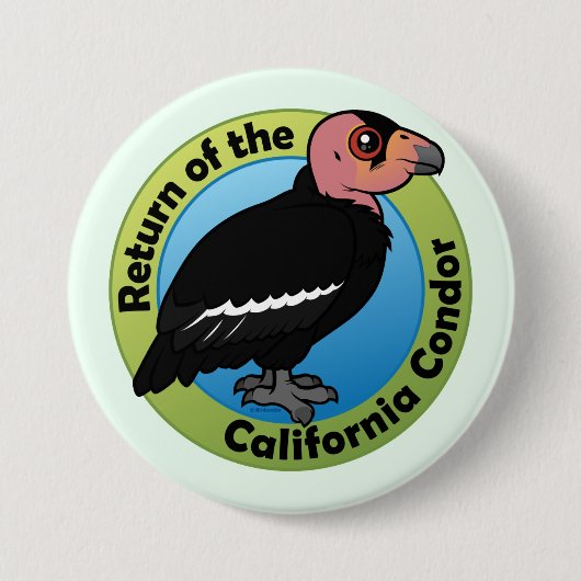 Terugkeer van de Californische dominee Ronde Button 7,6 Cm (Voorkant)